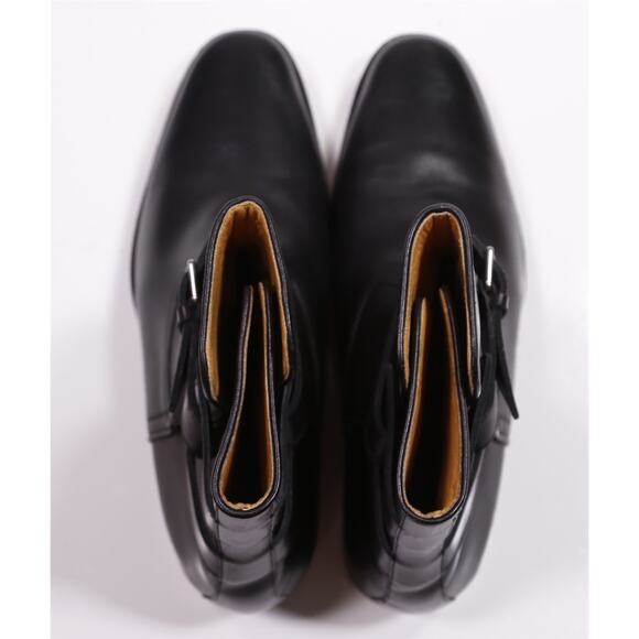 Hermes Mens Black Jodphur Leather Boots Eu 43.5 - US 10.5 +Box - Picture 6 of 12